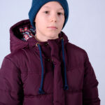 Зимова куртка для хлопчика, колір СЛИВОВИЙ