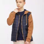 Демісезонна куртка для хлопчика та підлітка, колір СИНІЙ