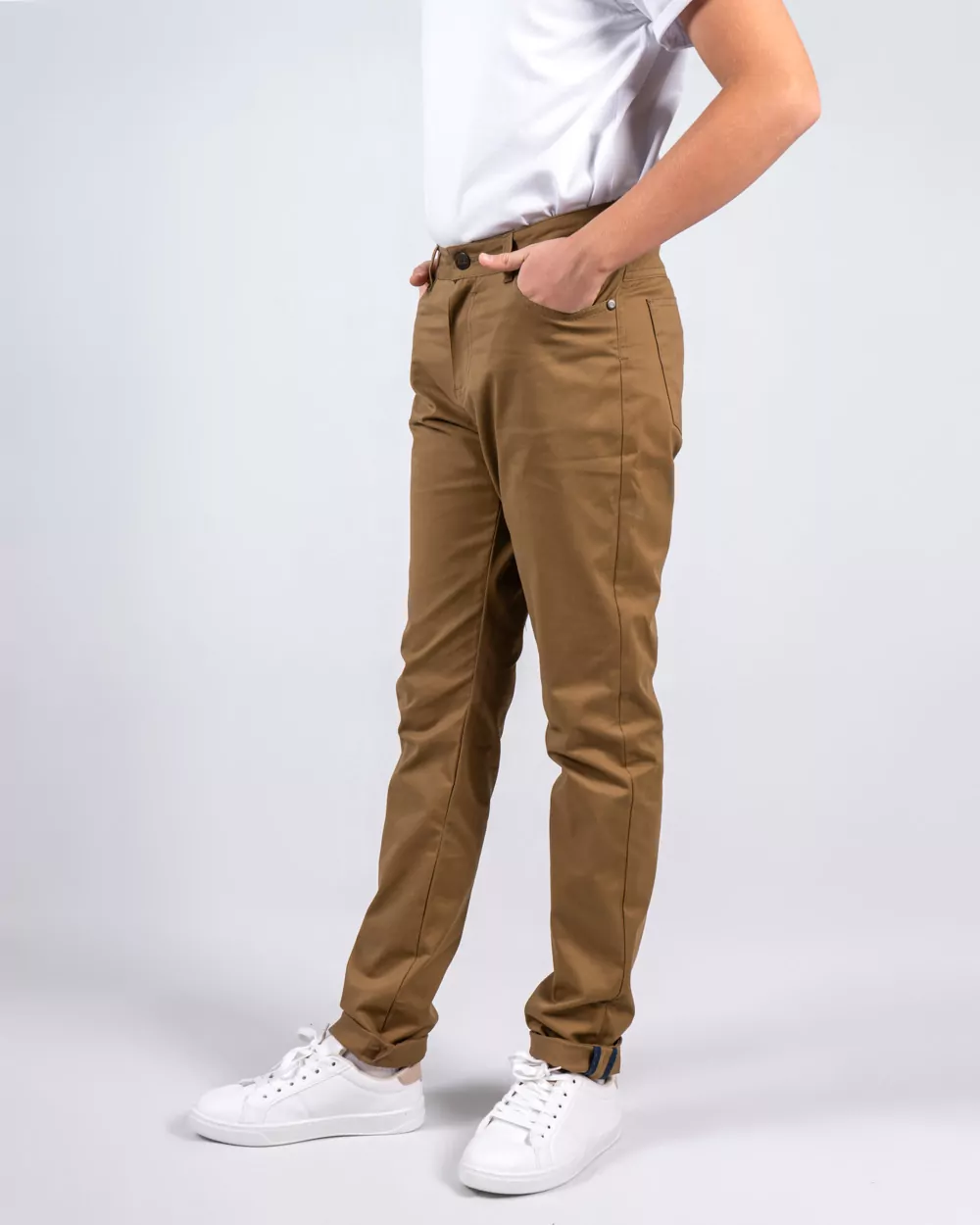 Штани для хлопчика та підлітка, колір ПІСОЧНИЙ - фото